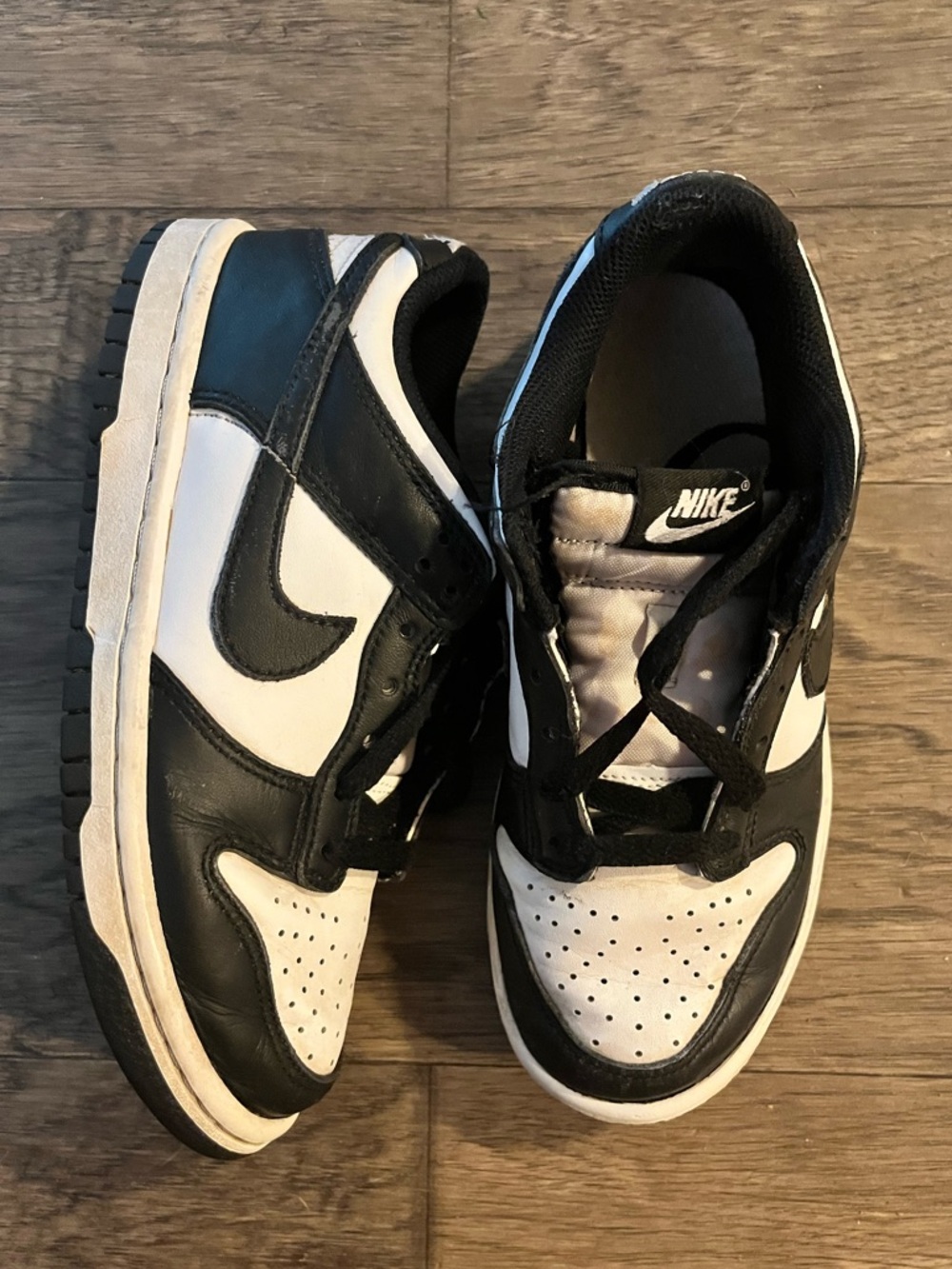 Nike Black/White Youth Dunks